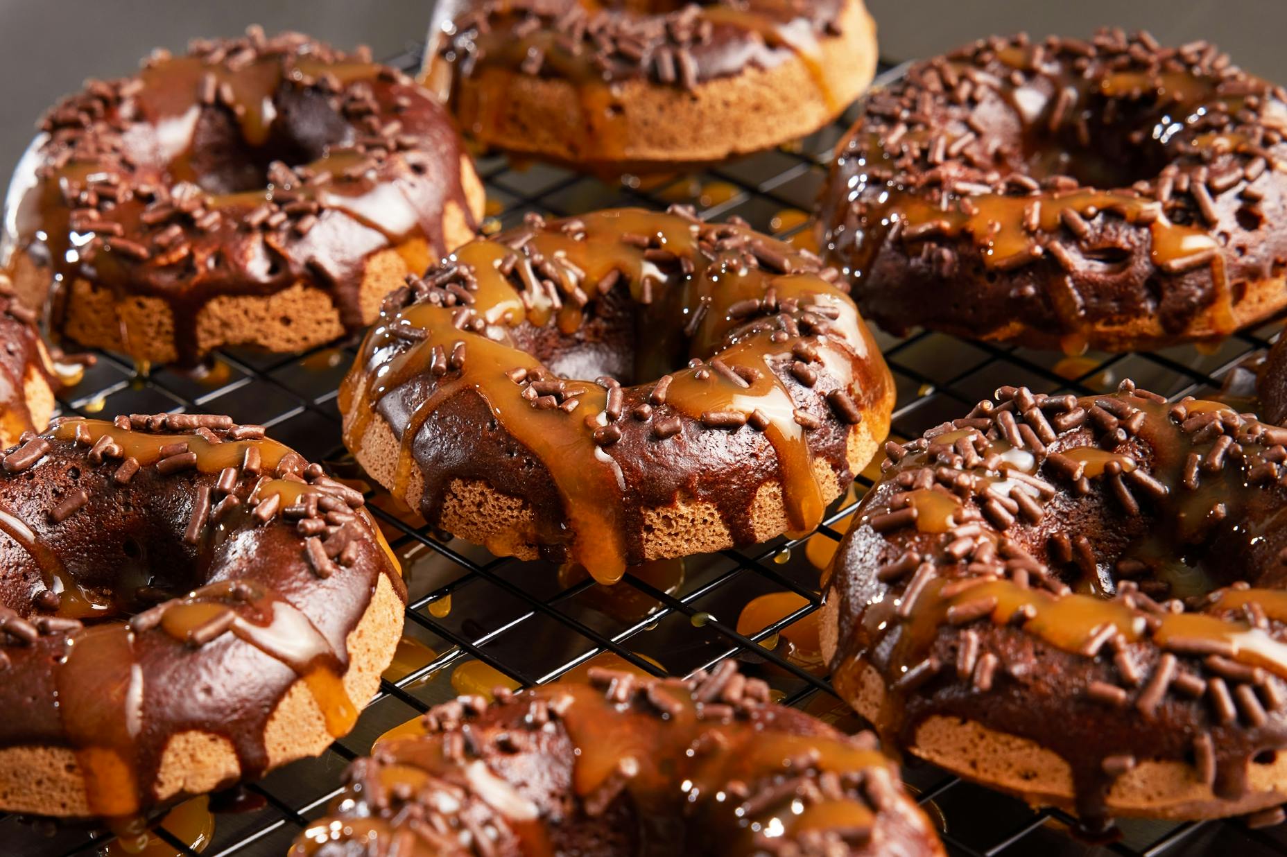 Caramel Mocha Protein Donuts