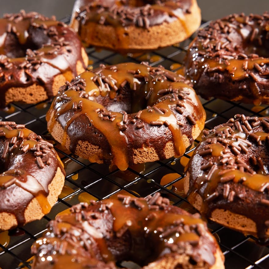 Caramel Mocha Protein Donuts
