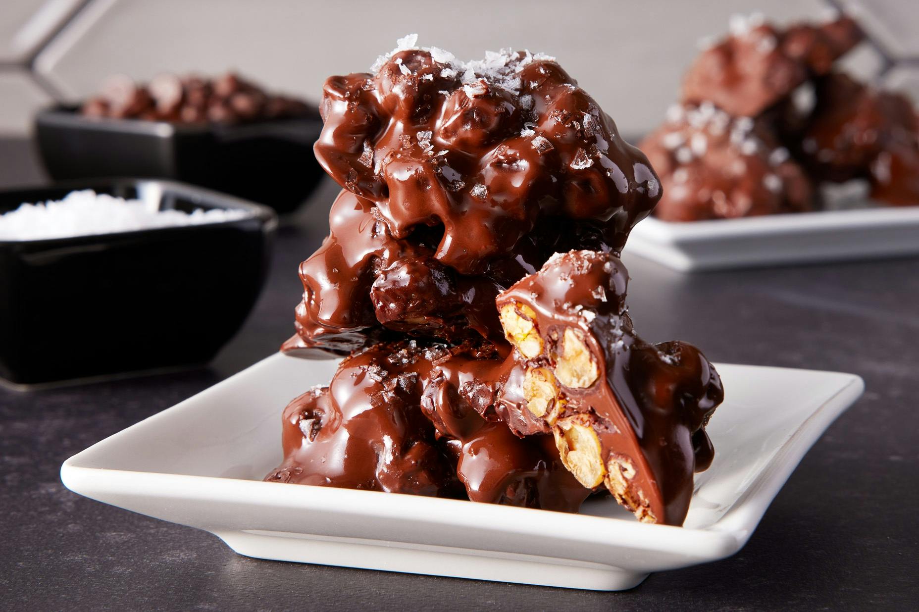 Choco Chickpea Clusters