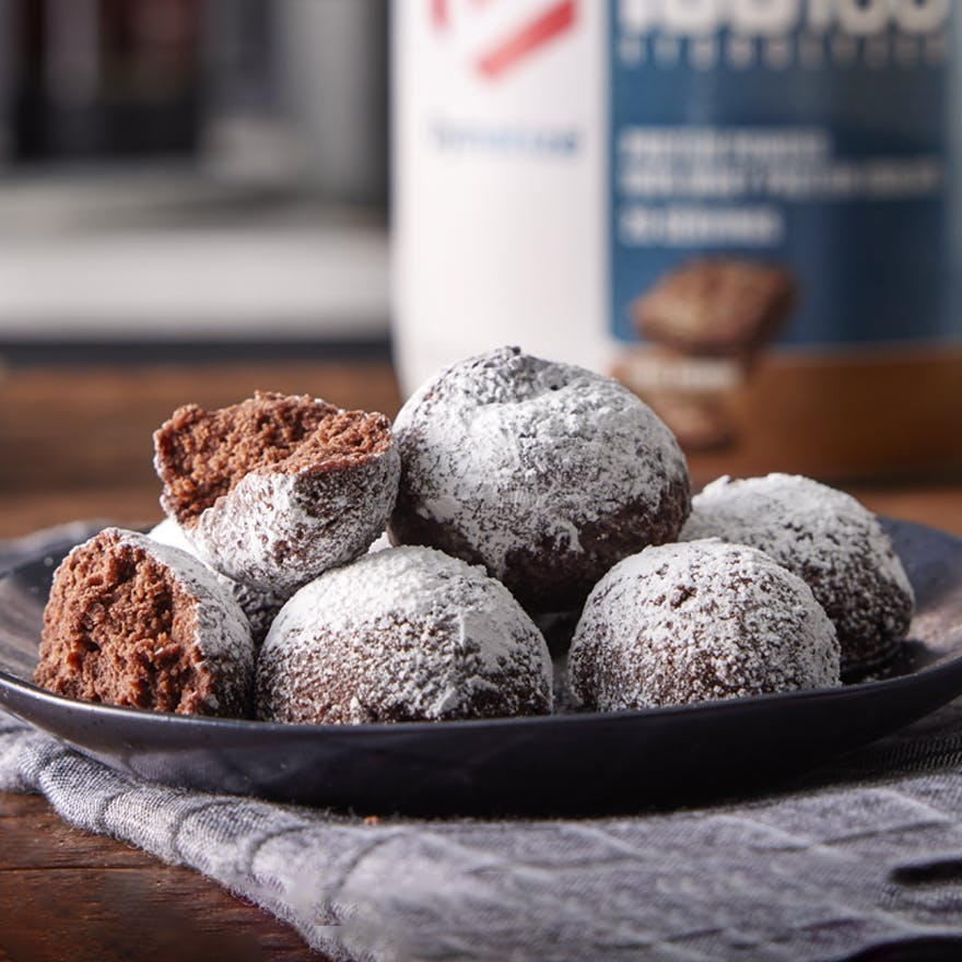 Chocolate Fudge Protein Donut Holes