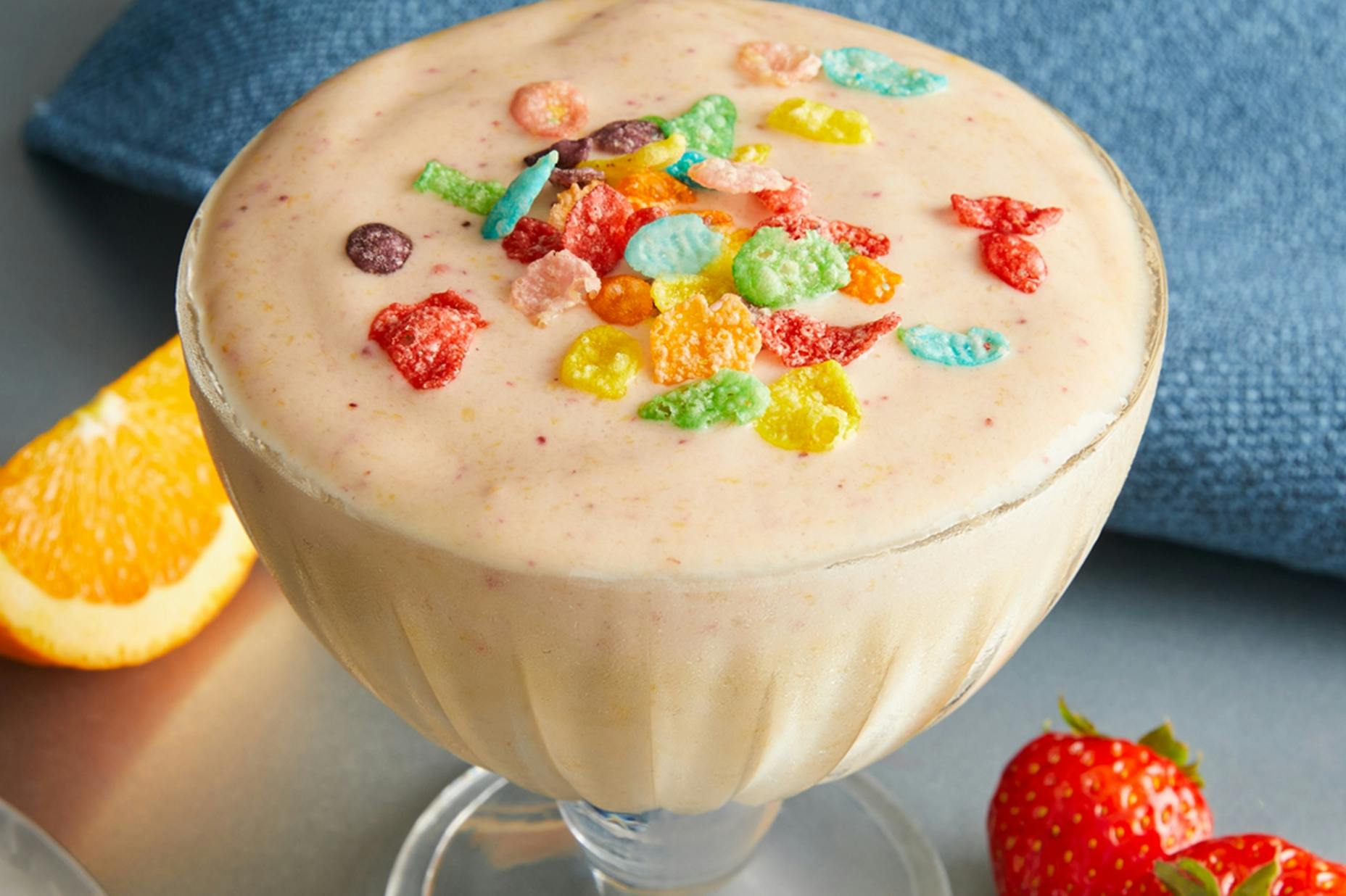ISO100 Fruity Pebbles Smoothie Bowl