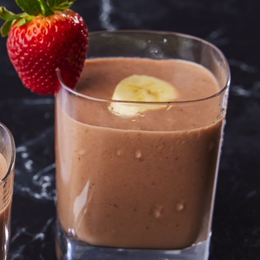 Nutty Banana Berry Smoothie