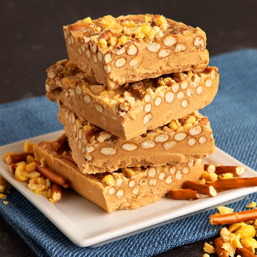 Peanut Pretzel Protein Fudge