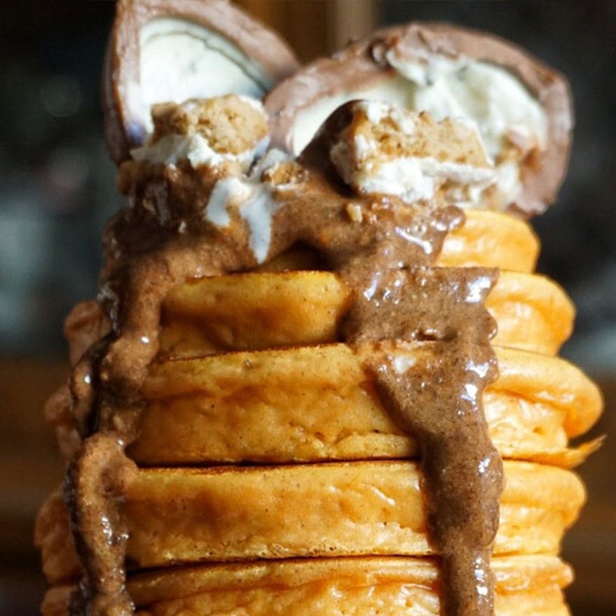 Pumpkin Protein Pancakes